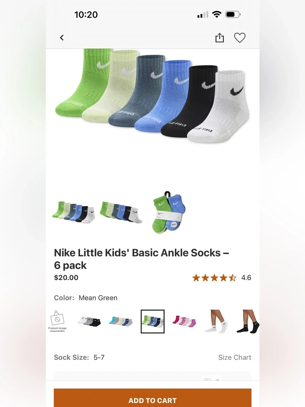 Nike Kids Ankle Socks - xs